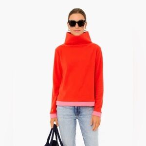 Dudley Stephens Poppy Red and Neon Pink Colorblock Park Slope